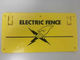 55g elektrischer Zaun Warning Sign