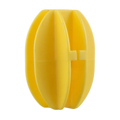 Enden-Belastungs-elektrische Zaun-Insulators With Yellow-Farbe HDPE Material-INS502*B