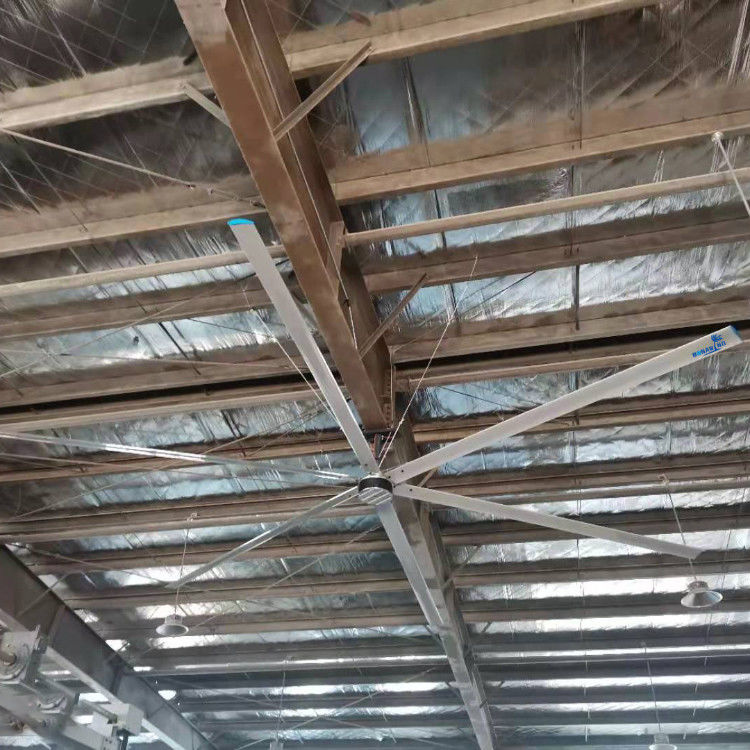 Leistungsstarker 6 Blades Industrie Deckenventilator 10m3/Min Luftvolumen/W 1500w Eingangsleistung