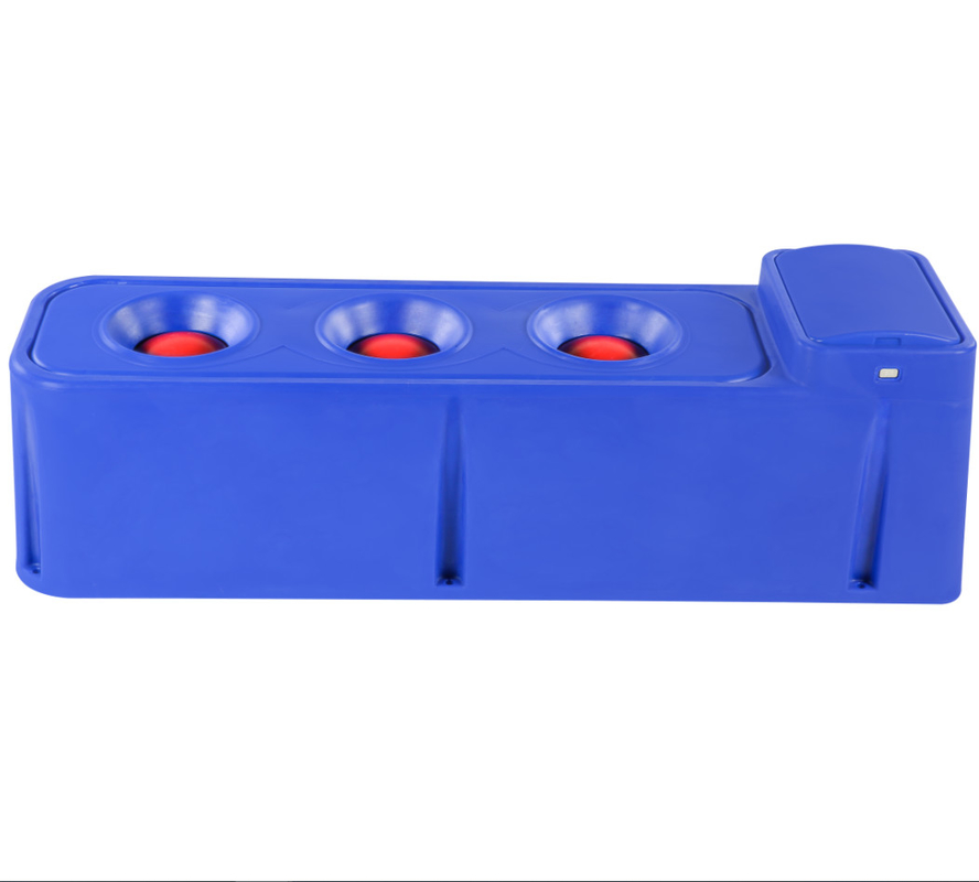 Blau LLDPE Viehzucht Automatischer Wässerbereiter mit eingebauter Temperaturregelung für Rinder Schafe Pferd 100-120L/min Durchflussrate