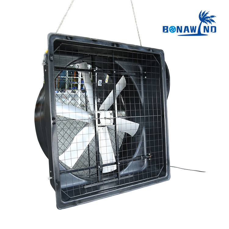 Industrieauspuffventilator 120200m3/h Maximalluftfluss 72 Zoll Durchmesser Blatt 4.2A Stromstärke