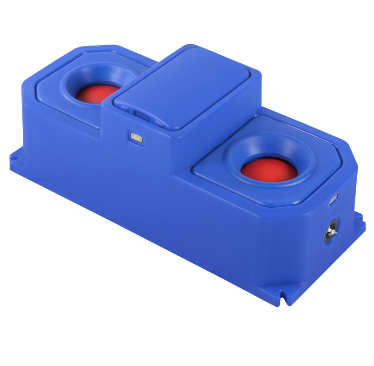 Schwerbelastbarer, schlagfestes, blauer Viehwasserbehälter 226L Kapazität 30-50L/min Durchflussrate