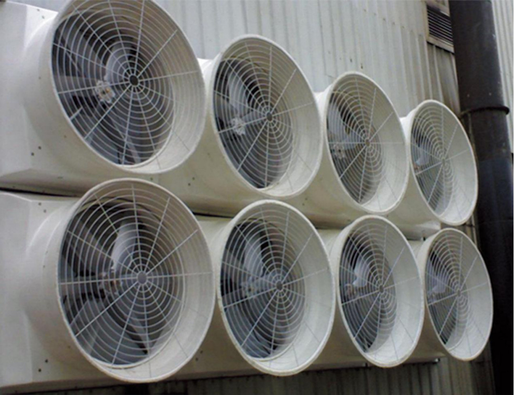 Variable Geschwindigkeit 120cm REFINE Abluftventilator 56,4m3/h Luftvolumen 48000m3/h Luftströmungskapazität