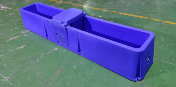Temperaturgesteuerte blaue Automatikwasserbereiter für Vieh mit eingebauter Temperaturregelung