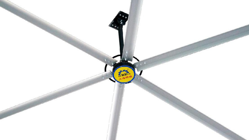 IP55 Industrieller Deckenventilator mit Bürstenlosen Gleichstrommotor 1500w Leistung 55r/min Drehgeschwindigkeit
