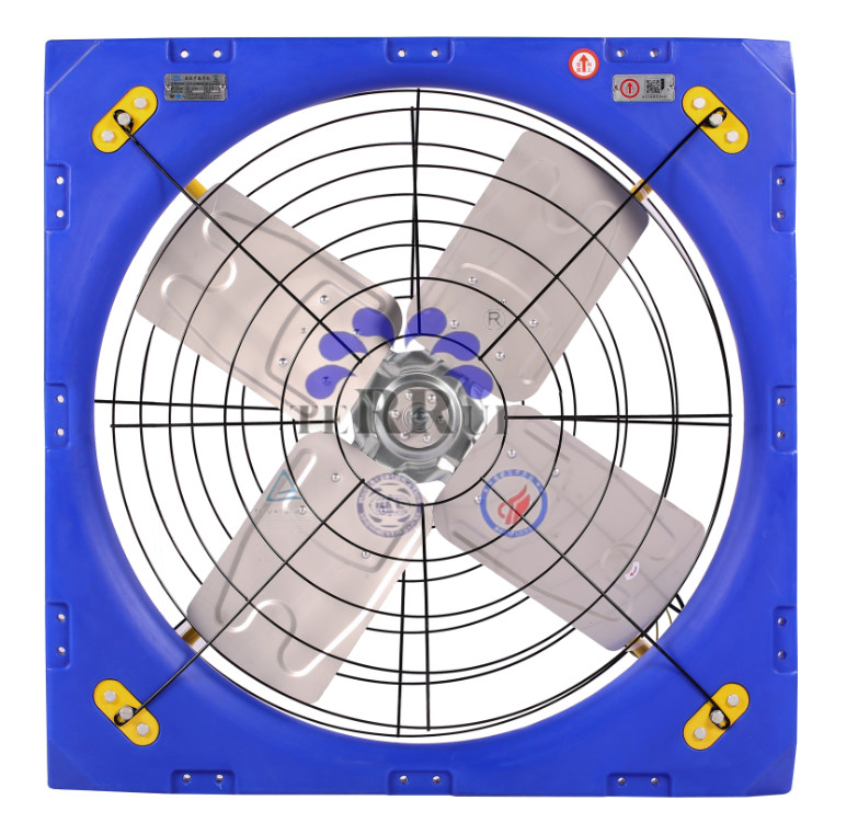 38 Viehventilationsventilator für einen maximalen Luftstrom von 28273 m3/h und 410w Eingangsleistung