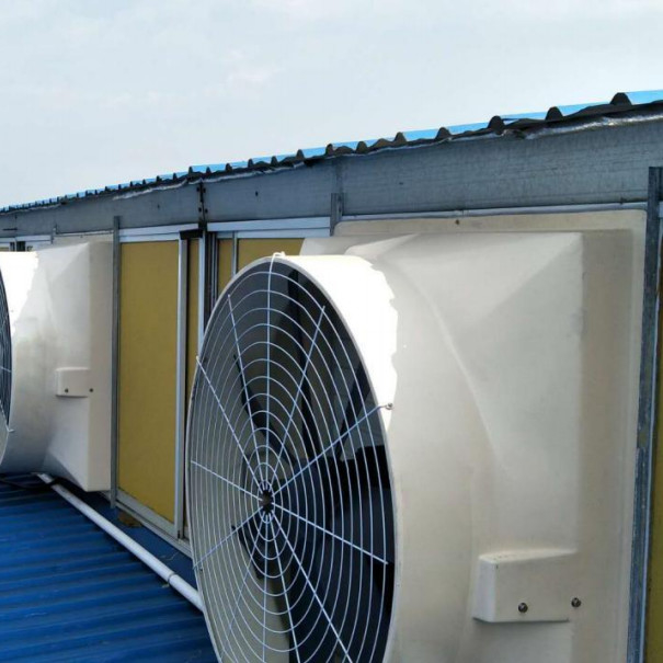 Industrieauspuffventilator mit 460r/min Drehgeschwindigkeit für einen optimalen Luftstrom und 850w Leistung