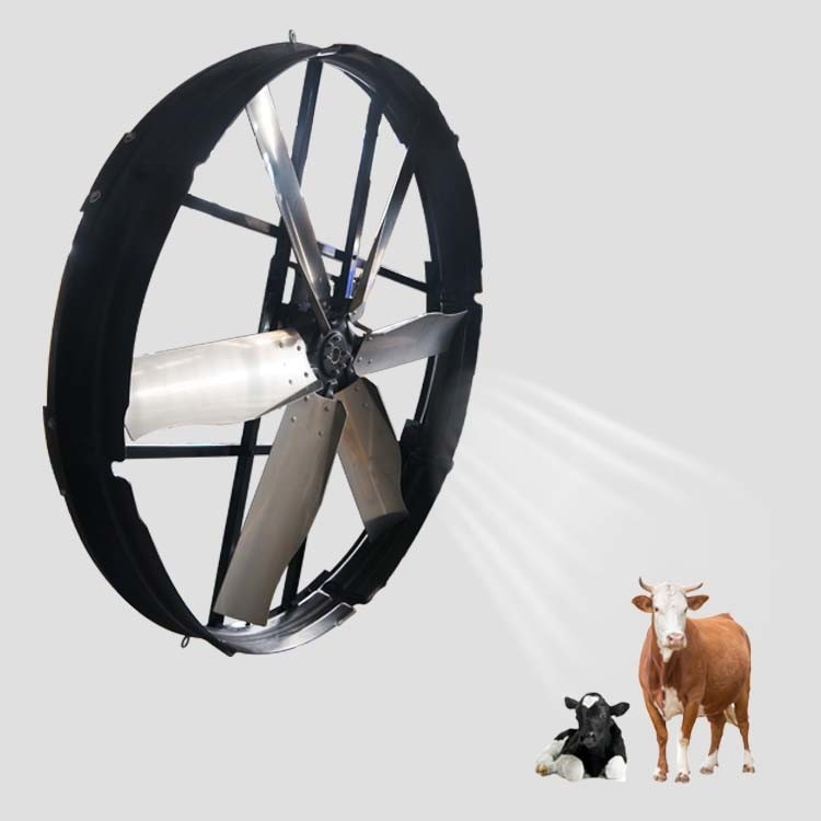 72-Zoll-Bühnenventilator: 2000w/2.7 PS, 120000m3/h Luftstrom & 183cm/72 Zoll Klinge - maximale Lüftungspotenzial freisetzen