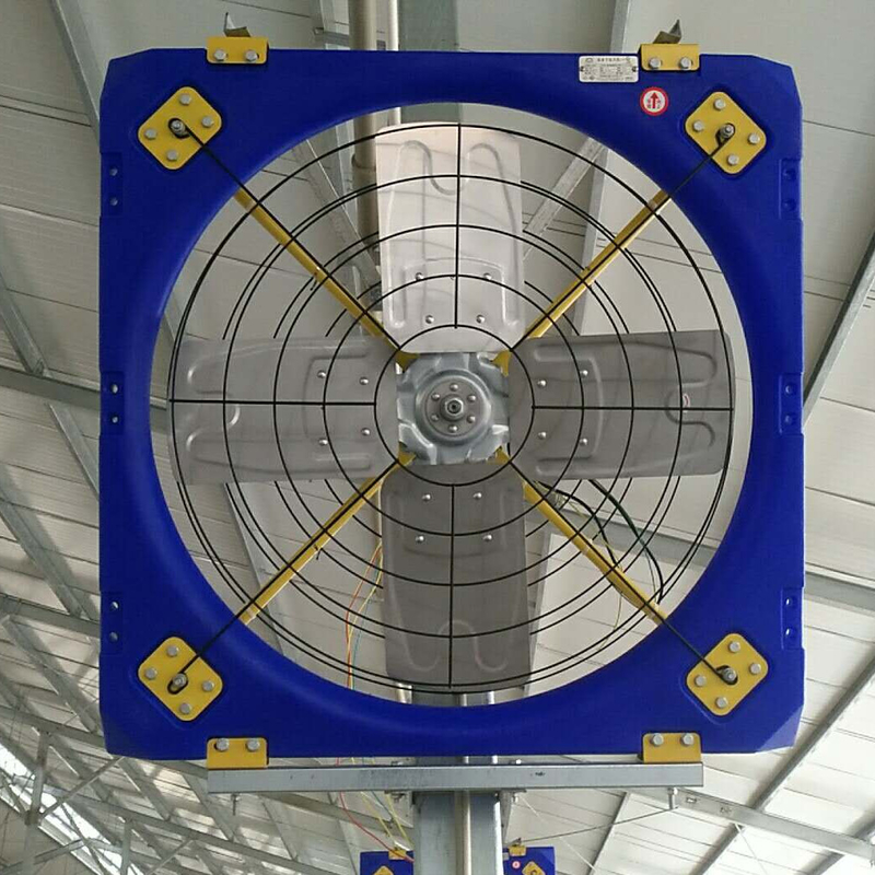 Industrieumlaufventilator mit 28273m3h Luftstrom 1.1A Strom und Energieeinsparung hoher Effizienz