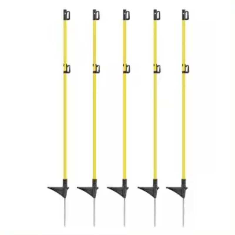 Rundes Glasfaserpfosten mit 120cm Höhe 10mm Durchmesser 50 Stück pro Karton und 1 Jahr Garantie für mehrere Anwendungen
