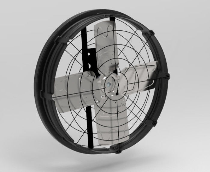 Viehstallventilatoren mit Geräuschen≤69dB 1122*1122*306mm Rahmengröße und 300w Eingangsleistung