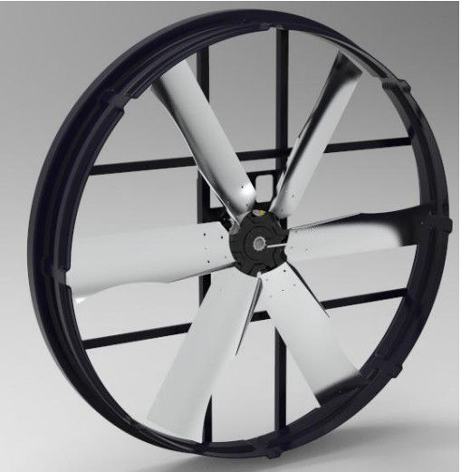 55''Fan mit Industrieabgas 66000m3/h Luftstrom 1200W Leistung geringer Geräuschpegel und breite Anwendung