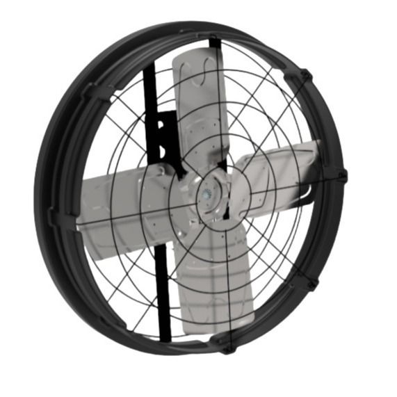 Ventilationsventilatoren für Vieh mit direktem Antrieb mit 81,4 m3/h Luftvolumen und Festigkeit