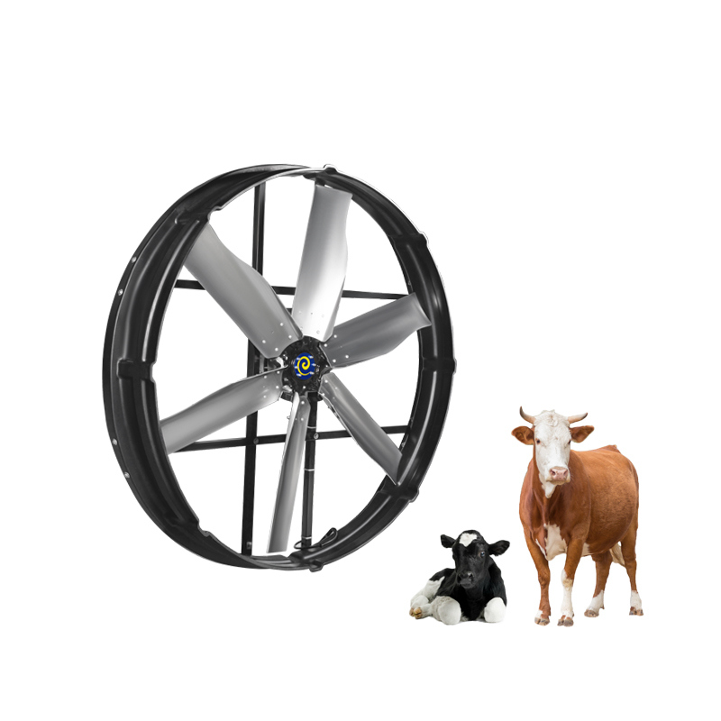 Leistung 2000 Watt Industrieauspuffventilator IP55 Schutzniveau 60 mm Rohrinstallation 345 r/min Drehgeschwindigkeit