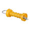 Isolierzaun-Handle Electric Fence-Tor behandeln gelbe Farbe mit Kunststoffgriff und galvanisiertem Haken