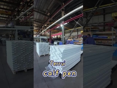 Portable Polyethylen Kalb Pen Seitenplatte Isolierte und wetterdichte Milchkalb Hütten