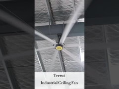 Ein leistungsstarker 6pcs Alloy Blade Industrial Ceiling Fan mit variabler Geschwindigkeitsregelung