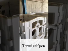 Halten Sie Ihre Kälber warm und beweglich mit isolierten tragbaren Kälberhütten