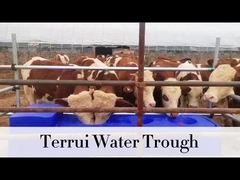 85L blauer Schwerlastbehälter mit 3/4 geflochtenem Schlauch