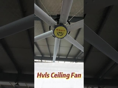 Industrieller Deckenventilator mit bürstenlosem EG-Motor und 7300 mm Durchmesser