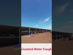 Schwerlastdichte Schlagfestige Polyethylen-Kuhtrinkhüssel mit 1