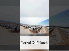 220*145*145cm Weißes Milchkalb Hutches perfekt für Ihre landwirtschaftlichen Bedürfnisse