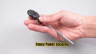 Installation von Hochleistungs-Einschraubisolatoren für Ihren Bauernhofzaun